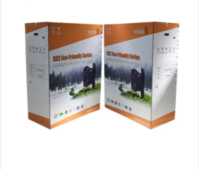 Custom Printed Large Corrugated Black Cardboard Box Extra Large Paper Corrugated Shipping Carton For Home Appliance Equipment